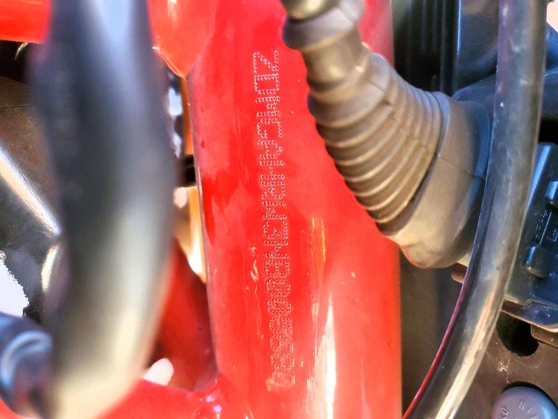 2022 Ducati VIN ZDMGAHRW3NB005680 COPART salvage auction — FRONT END, Salvage Title, sold $9,300 on 2026-09-15 (photo 9)