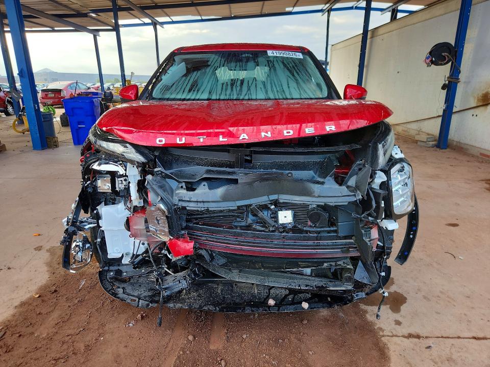 2025 Mitsubishi Outlander VIN JA4J3VA82SZ030509 COPART salvage auction — FRONT END, Az - Cert Of Title - Salvage, sold $8,700 on 2026-07-02 (photo 5)
