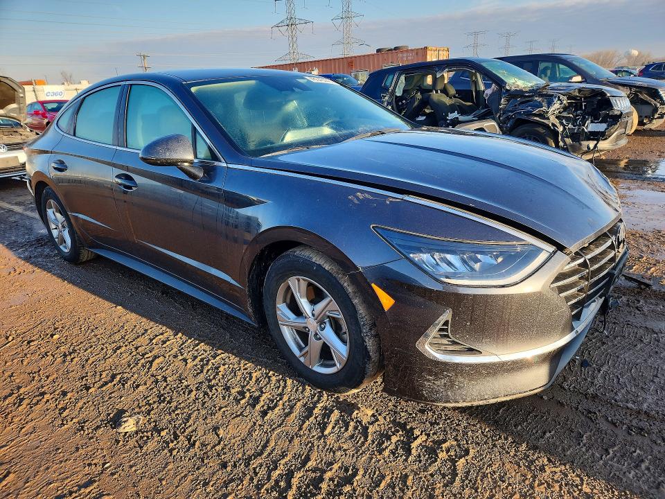 2020 Hyundai Sonata VIN 5NPEG4JA8LH012873 COPART salvage auction — FRONT END, Il - Salvage Certificate, sold $2,400 on 2026-07-21 (photo 4)