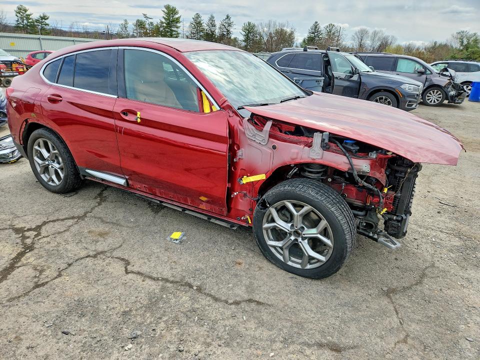 2020 BMW X4 VIN 5UX2V1C05L9C67941 COPART salvage auction — FRONT END, Pa - Certificate Of Salvage, sold $250 on 2026-07-31 (photo 4)
