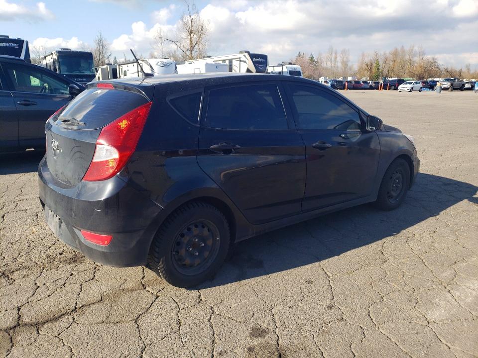 2017 Hyundai Accent VIN KMHCT5AE2HU312719 COPART salvage auction — MINOR DENT/SCRATCHES, Or - Certificate Of Title, sold $750 on 2026-07-27 (photo 3)