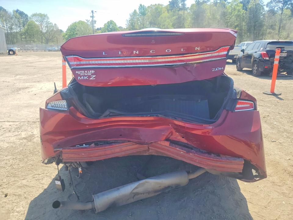 2013 Lincoln Mkz VIN 3LN6L2LUXDR813634 COPART salvage auction — REAR END, Tx - Salvage Vehicle Title, sold $125 on 2026-07-02 (photo 6)