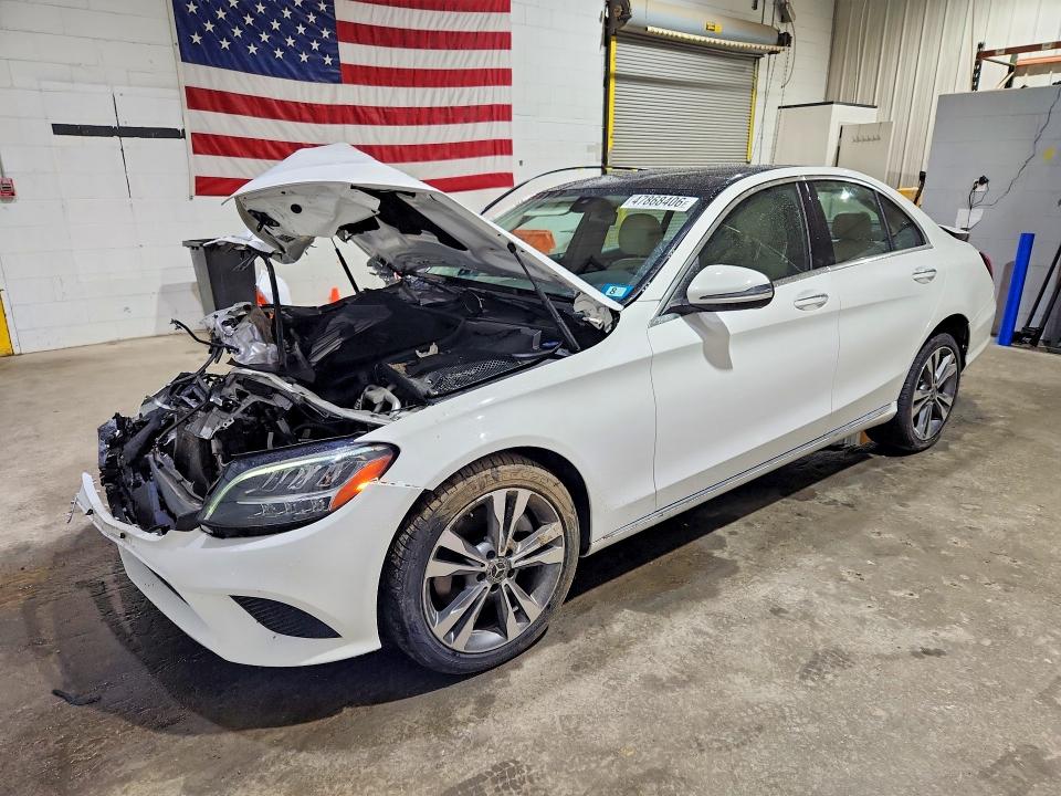 2021 Mercedes-benz C-klasse VIN W1KWF8EB6MR635300 COPART salvage auction — FRONT END, NH - CERT OF TITLE-SALVAGE, sold $2,750 on 2026-07-02 (photo 1)