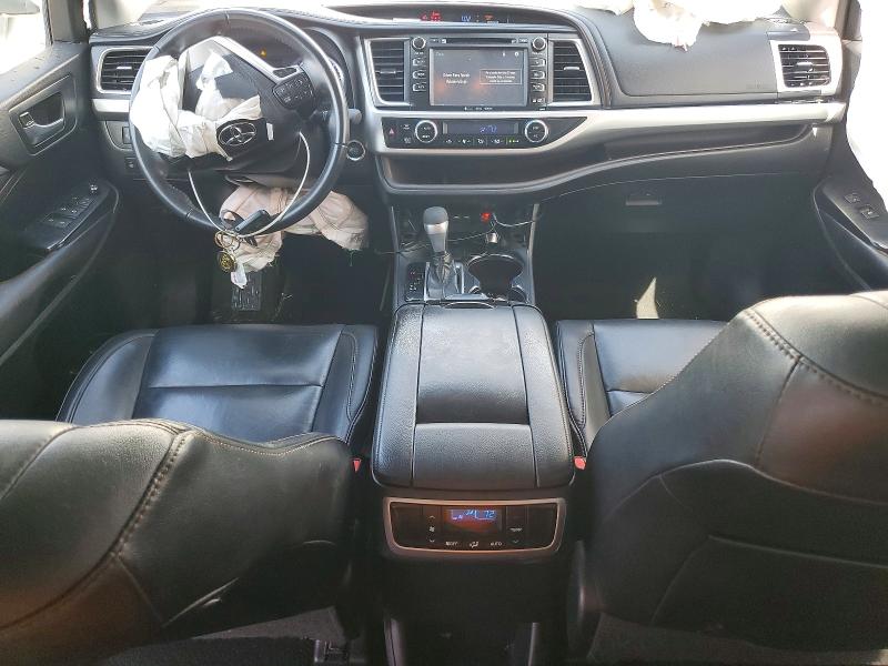 2019 Toyota Highlander VIN 5TDKZRFH8KS312079 COPART salvage auction — FRONT END, Nj - Cert Of Title-Salvage, sold $6,700 on 2026-08-01 (photo 8)