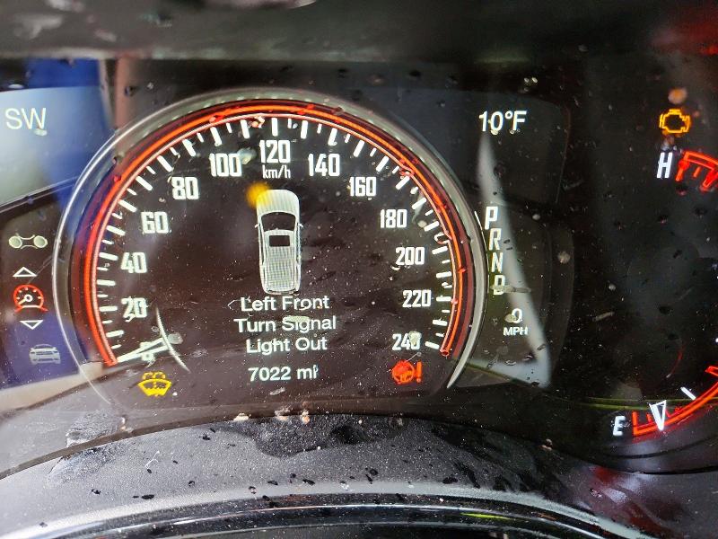 2025 Dodge Durango VIN 1C4RDHDG0SC549989 COPART salvage auction — FRONT END, GA - CERT OF TITLE-SALVAGE, sold $9,700 on 2026-07-02 (photo 9)