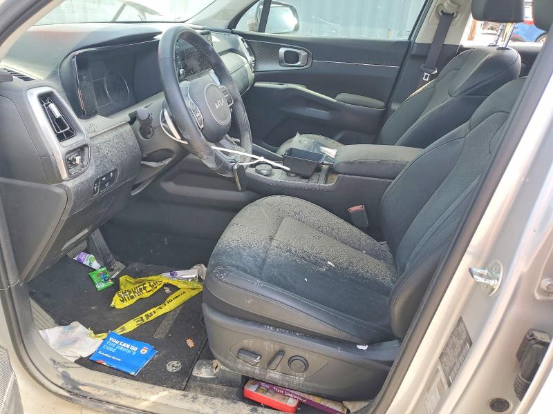 2023 Kia Sorento VIN KNDRHDLG0P5175166 COPART salvage auction — WATER/FLOOD, In - Cert Of Title-Salvage Flood, sold $200 on 2026-07-24 (photo 7)