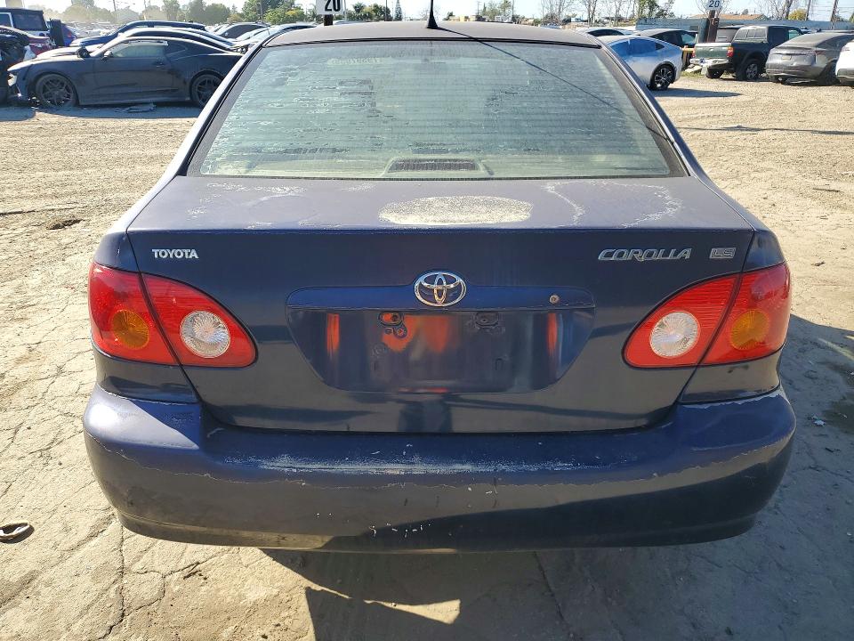 2003 Toyota Corolla VIN JTDBR32E730034322 COPART salvage auction — FRONT END, Ca - Salvage Certificate, sold $675 on 2026-07-16 (photo 6)