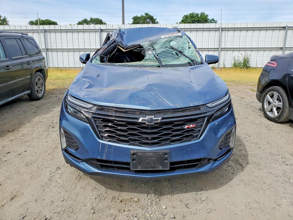 2024 Chevrolet Equinox VIN 3GNAXWEG2RL321411 COPART salvage auction — ROLLOVER, Ca - Salvage Certificate, sold $3,150 on 2026-07-09 (photo 5)