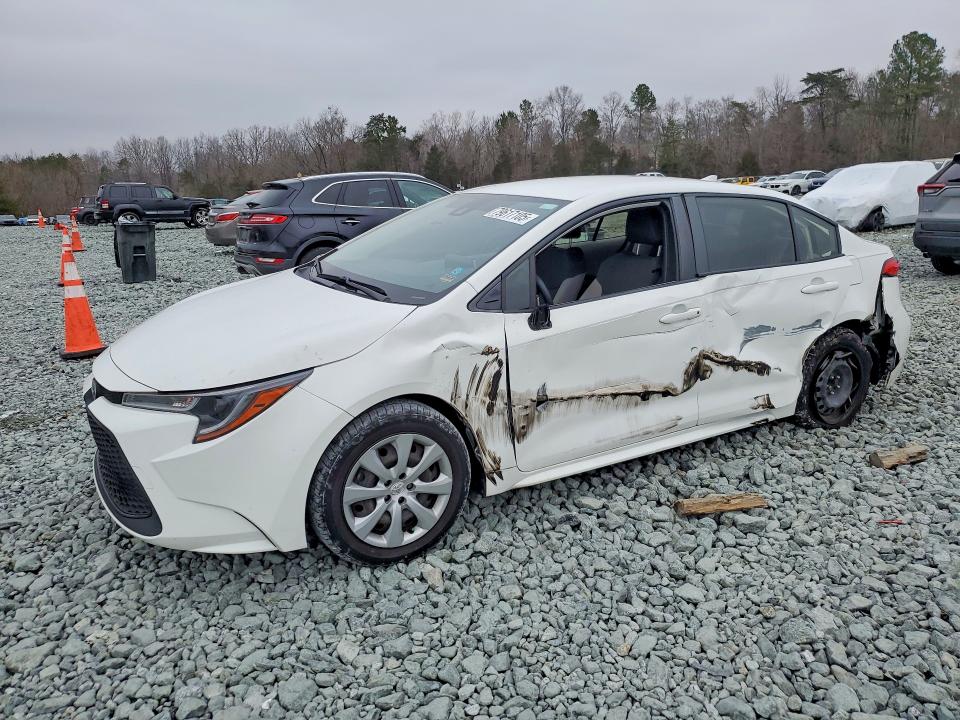 2021 Toyota Corolla VIN JTDEPMAE6MJ189286 COPART salvage auction — SIDE, Nc - Salvage Certificate Of Title, sold $4,900 on 2026-07-08 (photo 1)