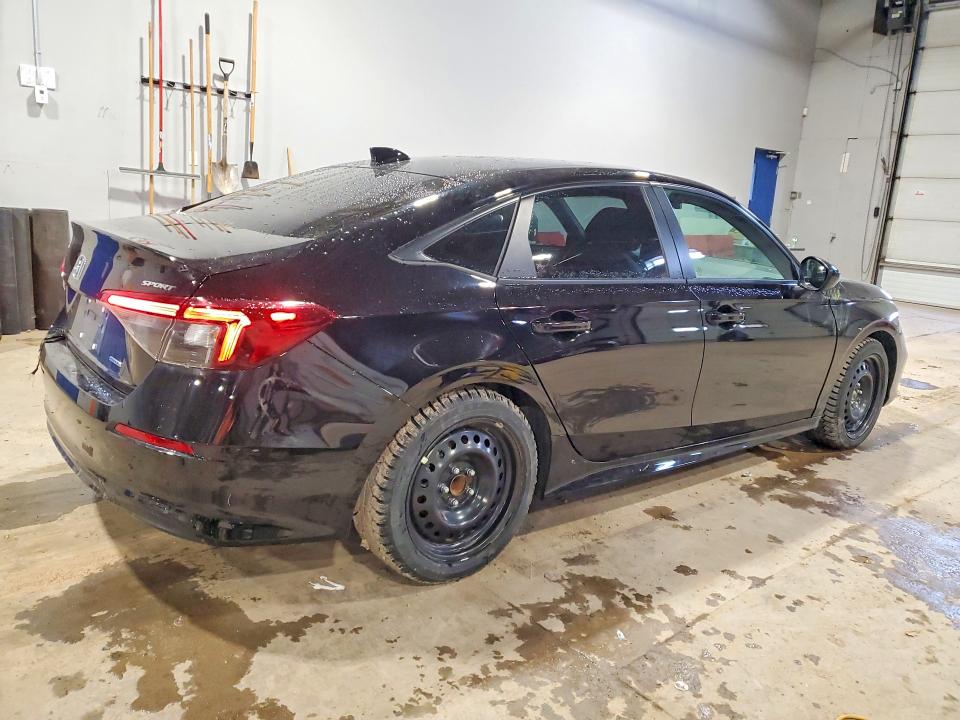 2025 Honda Civic VIN 2HGFE4F81SH017518 COPART salvage auction — FRONT END, Ns - Cert Of Registration, sold $9,500 on 2026-07-09 (photo 3)