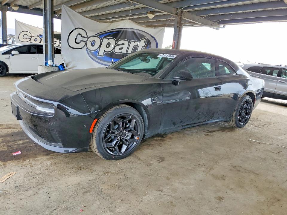 2025 Dodge Charger VIN 2C3CDBCK5SR543514 COPART salvage auction — VANDALISM, Ca - Salvage Certificate, sold $23,700 on 2026-07-09 (photo 1)