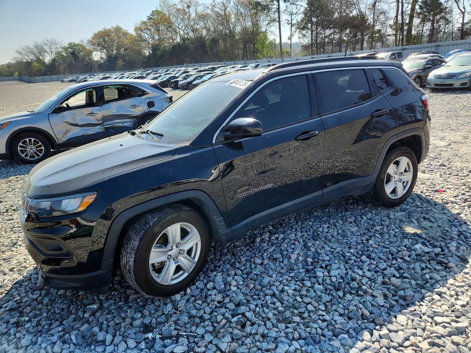 2022 Jeep Compass VIN 3C4NJCBB7NT164326 COPART salvage auction — FRONT END, Ga - Cert Of Title-Salvage, sold $3,800 on 2026-07-09 (photo 1)