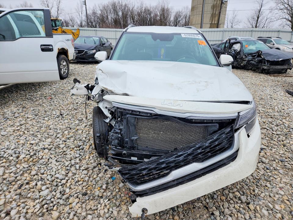 2023 Kia Seltos VIN KNDEUCAA3P7466042 COPART salvage auction — FRONT END, Mi - Scrap Certificate Of Title, sold $2,200 on 2026-07-16 (photo 5)
