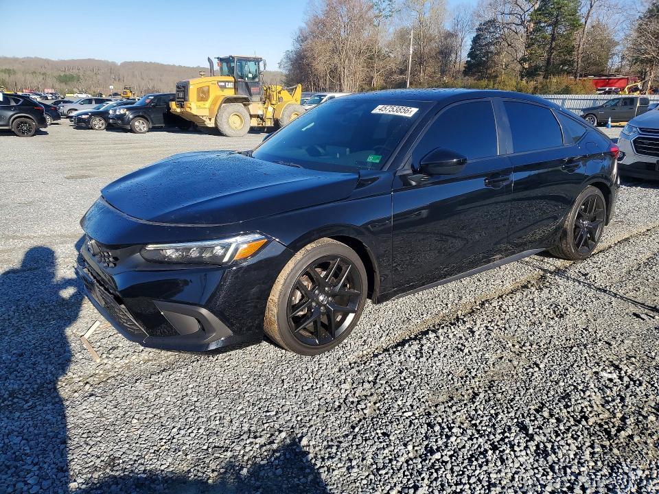 2022 Honda Civic VIN 19XFL2H86NE011638 COPART salvage auction — FRONT END, Va - Cert Of Title - Salvage, sold $7,700 on 2026-07-02 (photo 1)