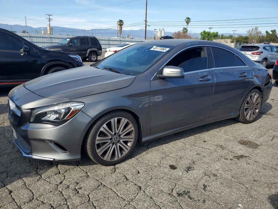 2018 Mercedes-benz Cla-klasse VIN WDDSJ4EBXJN557046 COPART salvage auction — REAR END, Ca - Salvage Certificate, sold $2,600 on 2026-08-03 (photo 1)