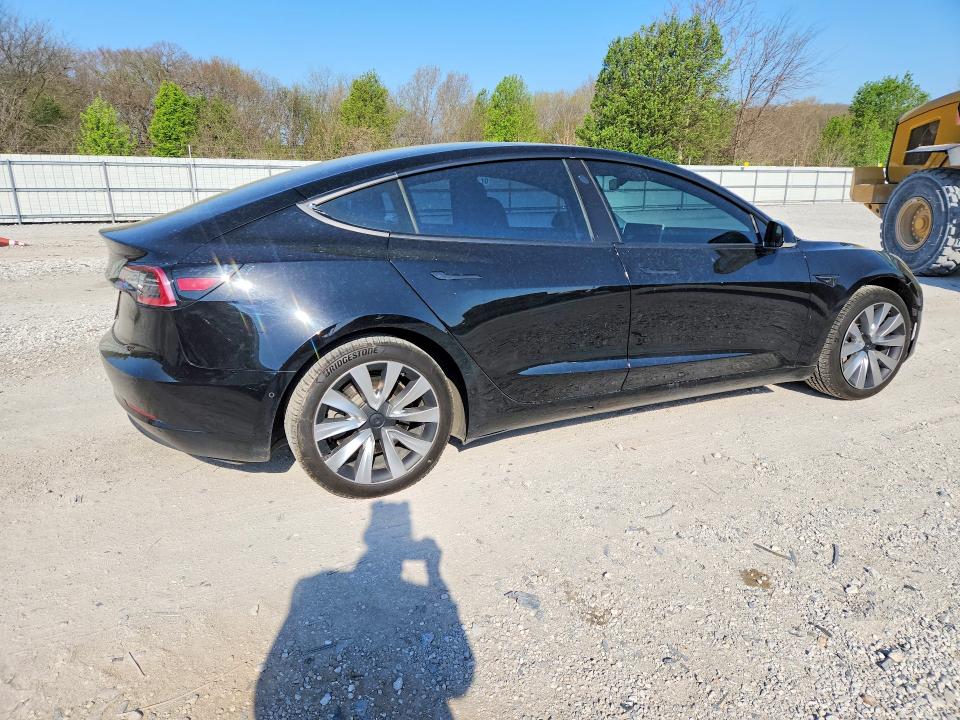2019 Tesla Model 3 VIN 5YJ3E1EA0KF296664 COPART salvage auction — REAR END, Ar - Cert Of Title-Salvage, sold $7,000 on 2026-07-08 (photo 3)