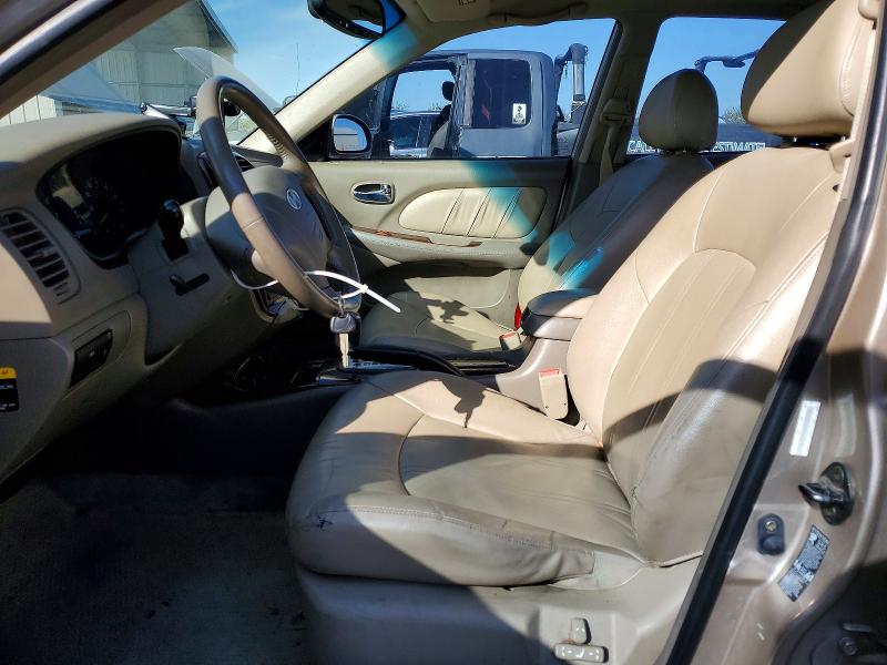 2005 Hyundai Sonata VIN KMHWF35H65A150670 COPART salvage auction — FRONT END, Ca - Salvage Certificate, sold $100 on 2026-07-09 (photo 7)