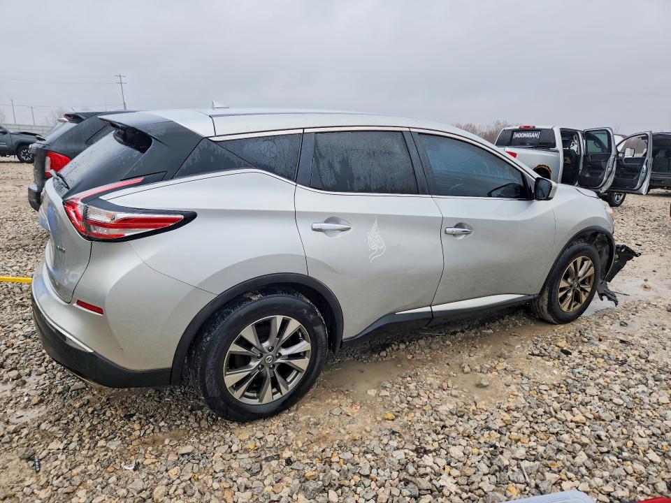 2016 Nissan Murano VIN 5N1AZ2MH5GN107673 COPART salvage auction — FRONT END, Mi - Certificate Of Title, sold $425 on 2026-07-09 (photo 3)