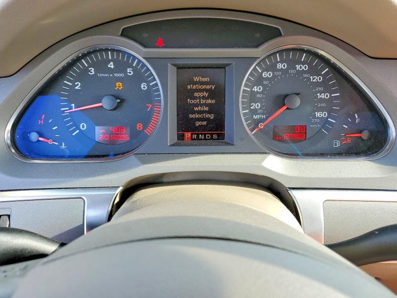 2006 Audi A6 VIN WAUKH74F36N134647 COPART salvage auction — REAR END, Va - Certificate Of Title, sold $375 on 2026-07-15 (photo 9)