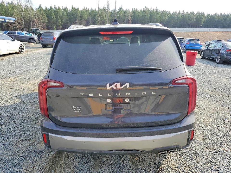 2025 Kia Telluride VIN 5XYP64GC1SG637092 COPART salvage auction — FRONT END, Nc - Salvage Certificate Of Title, sold $700 on 2026-07-30 (photo 6)