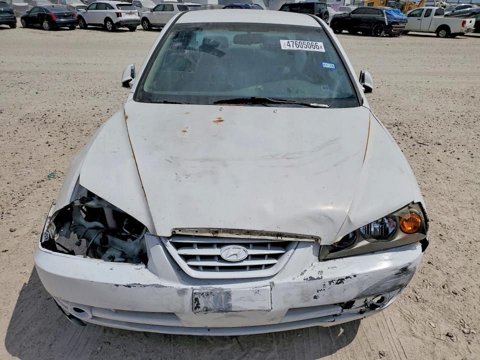 2005 Hyundai Elantra VIN KMHDN46D95U149264 COPART salvage auction — FRONT END, Tx - Salvage Vehicle Title, sold $200 on 2026-07-24 (photo 5)