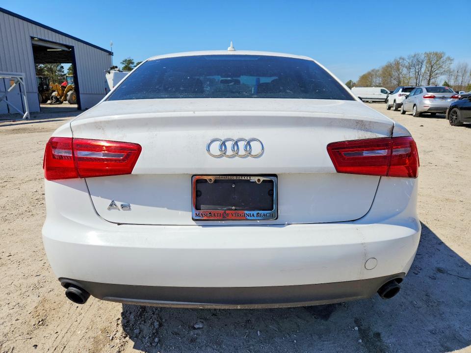 2014 Audi A6 VIN WAUFFAFC6EN047766 COPART salvage auction — NORMAL WEAR, FL - CERTIFICATE OF TITLE, sold $175 on 2026-07-14 (photo 6)