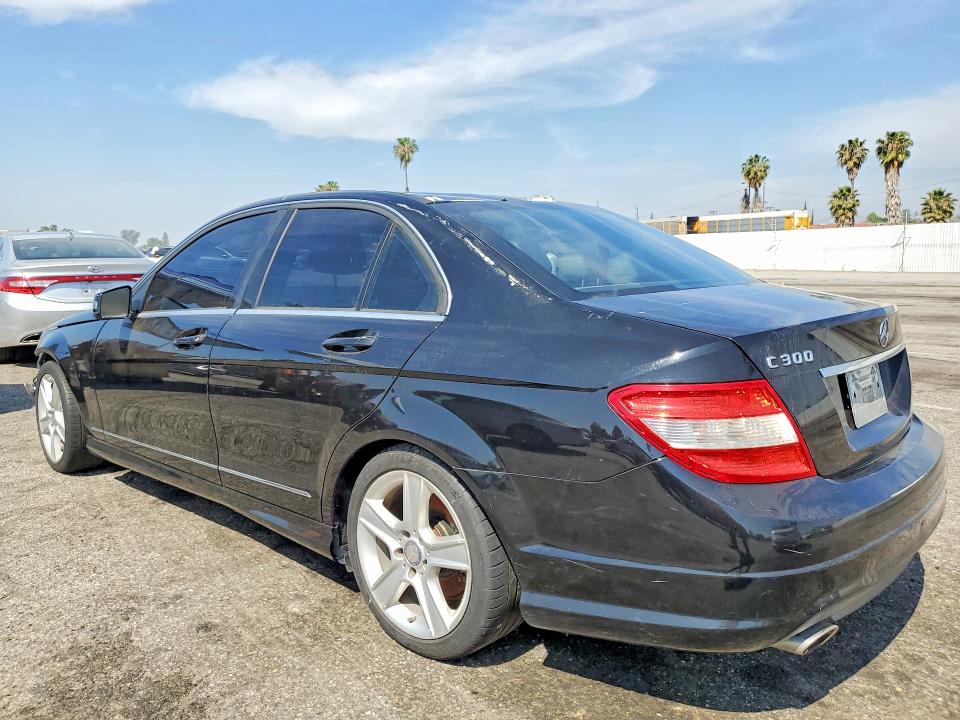 2011 Mercedes-benz C-klasse VIN WDDGF5EB1BA424133 COPART salvage auction — FRONT END, Ca - Dis/Dlr/Exp Only Clean Title, sold $400 on 2026-07-17 (photo 2)
