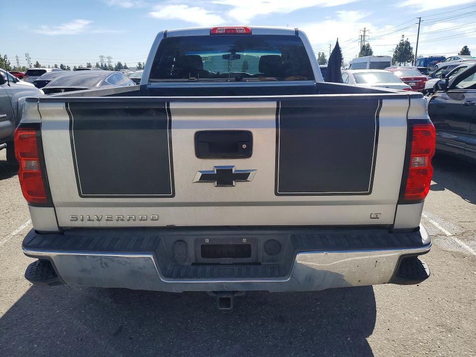 2014 Chevrolet Silverado VIN 1GCRCREC3EZ348562 COPART salvage auction — VANDALISM, Ca - Salvage Certificate, sold $2,550 on 2026-07-02 (photo 6)
