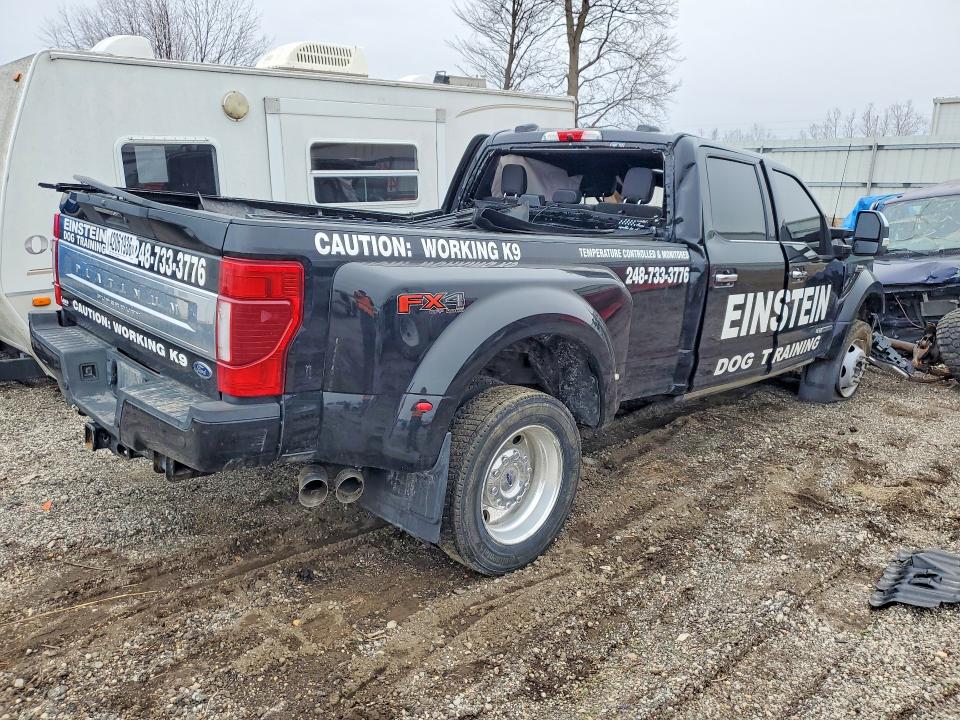 2022 Ford F450 VIN 1FT8W4DT6NED31236 COPART salvage auction — ALL OVER, Mi - Cert Of Title-Salvage Vehicle, sold $9,900 on 2026-07-22 (photo 3)