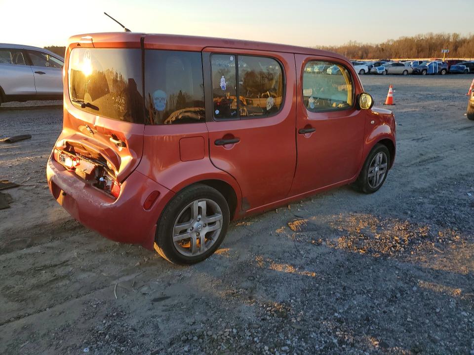 2010 Nissan Cube VIN JN8AZ2KR0AT153273 COPART salvage auction — REAR END, Sc - Cert Of Title-Salvage, sold $525 on 2026-07-06 (photo 3)