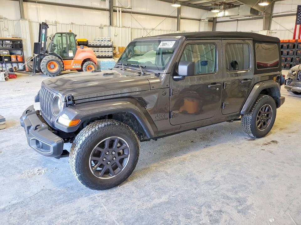 2021 Jeep Wrangler unlimited VIN 1C4HJXDN3MW712097 COPART salvage auction — MINOR DENT/SCRATCHES, Mo - Certificate Of Title, sold $18,400 on 2026-07-09 (photo 1)