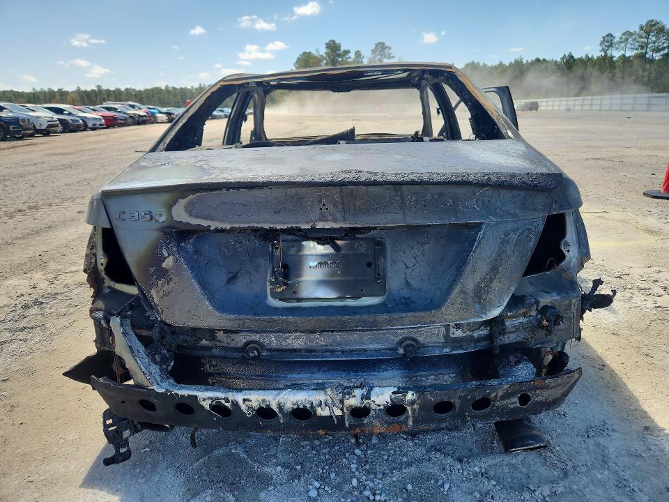 2008 Mercedes-benz C-klasse VIN WDDGF56X18F123688 COPART salvage auction — BURN, Sc - Non-Reb & Rem Salvage Title, sold $200 on 2026-07-06 (photo 6)