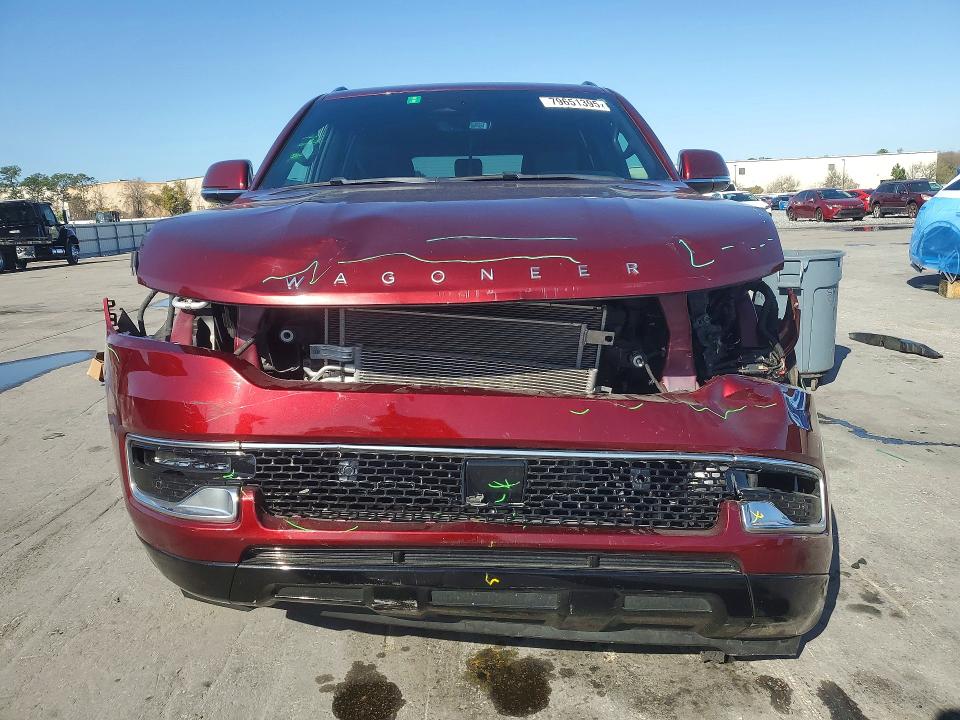 2022 Jeep Grand wagoneer VIN 1C4SJVAT4NS207627 COPART salvage auction — FRONT END, Fl - Cert Of Title Slvg Rebuildable, sold $11,700 on 2026-07-09 (photo 5)