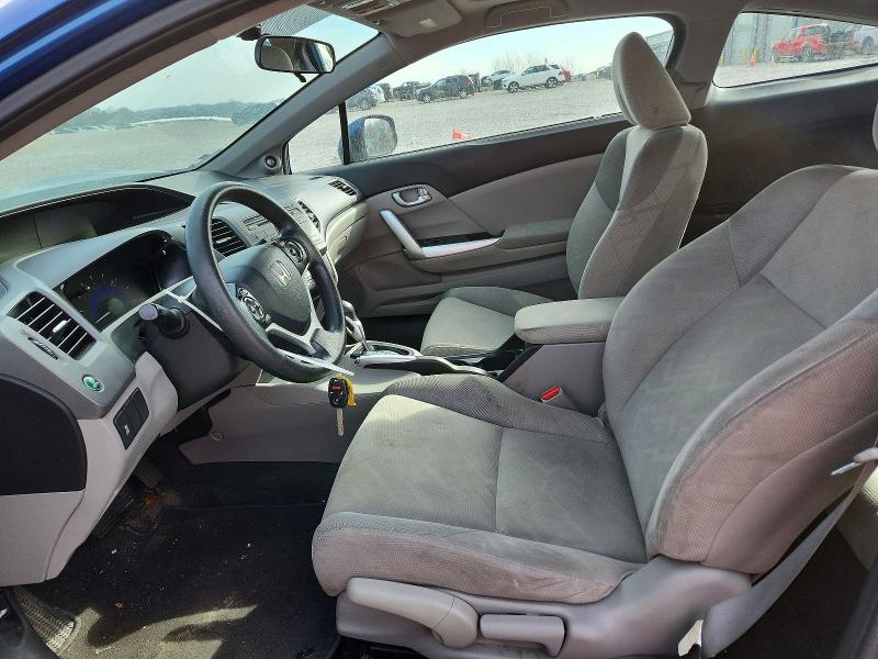 2012 Honda Civic VIN 2HGFG3B80CH530013 COPART salvage auction — FRONT END, Mi - Certificate Of Title, sold $2,050 on 2026-07-02 (photo 7)