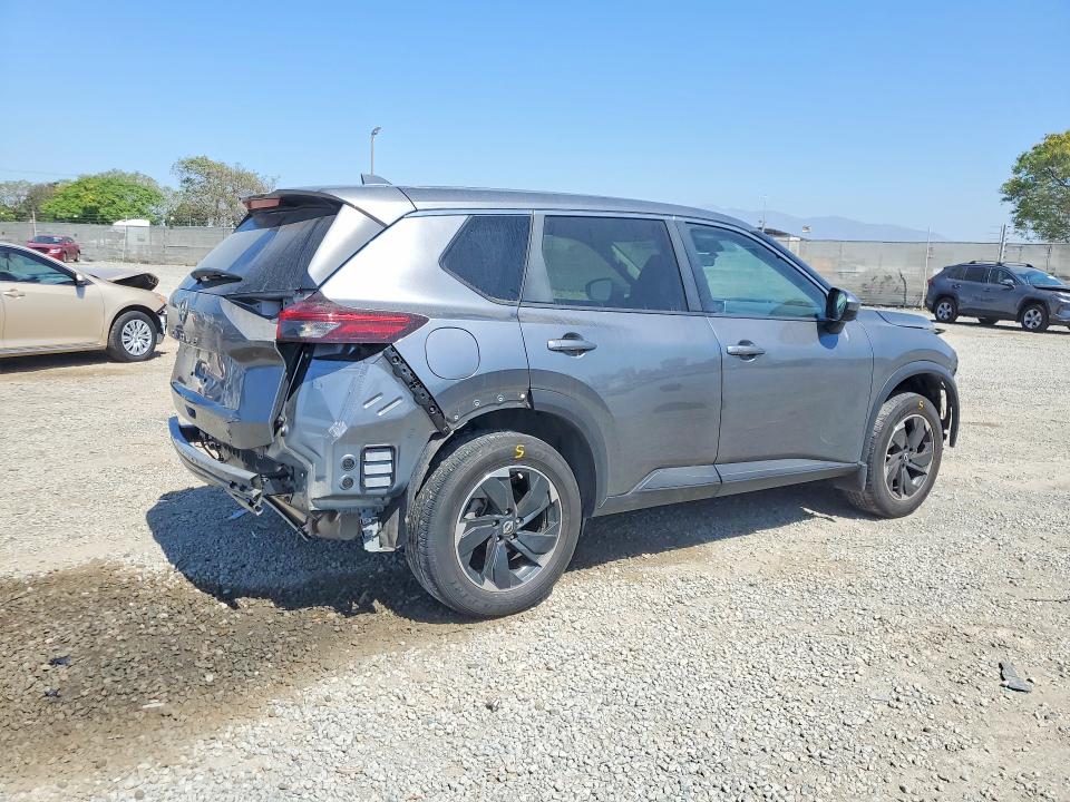 2025 Nissan Rogue VIN JN8BT3BA9SW001109 COPART salvage auction — FRONT END, Ca - Salvage Certificate, sold $6,500 on 2026-07-31 (photo 3)