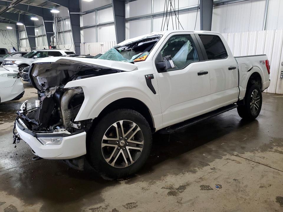 2021 Ford F-150 VIN 1FTEW1EP6MFB17102 COPART salvage auction — FRONT END, MN - CERT OF TITLE-SALVAGE, sold $2,700 on 2026-07-02 (photo 1)