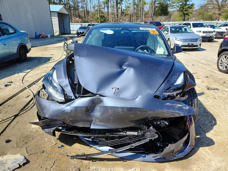2023 Tesla Model 3 VIN 5YJ3E1ECXPF635200 COPART salvage auction — FRONT END, De - Salvage Certificate, sold $850 on 2026-07-28 (photo 5)