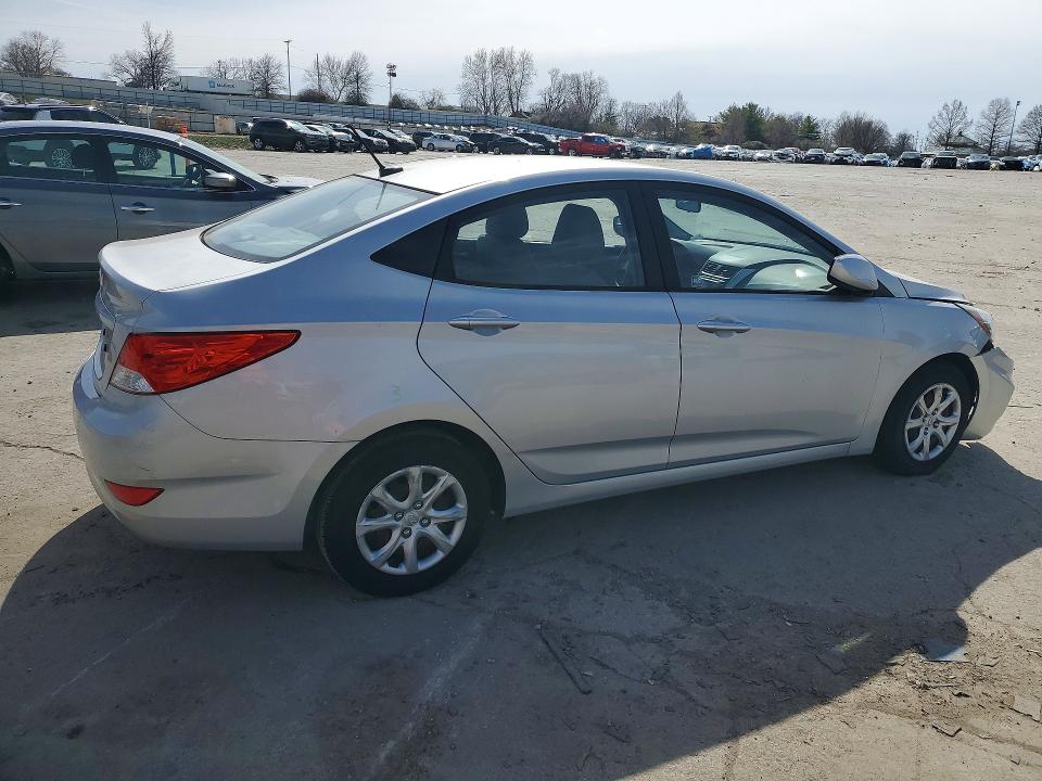 2013 Hyundai Accent VIN KMHCT4AE6DU554305 COPART salvage auction — FRONT END, Mo - Salvage Certificate Of Title, sold $750 on 2026-07-24 (photo 3)