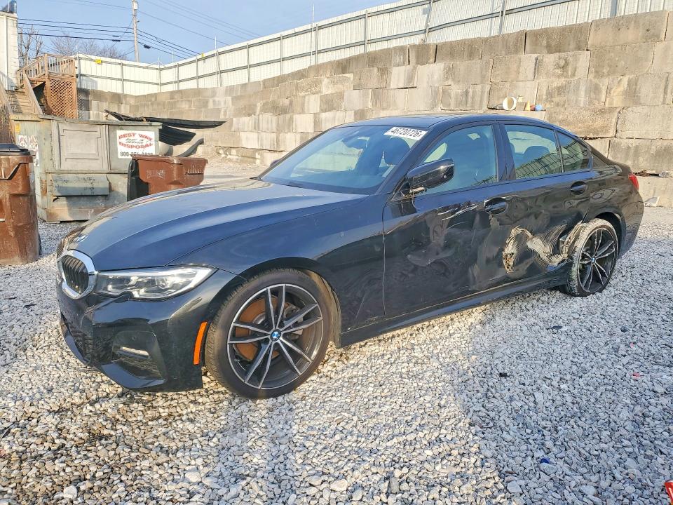 2021 BMW 3er VIN 3MW5R1J00M8B55186 COPART salvage auction — SIDE, Id - Salvage Certificate Of Title, sold $12,700 on 2026-07-02 (photo 1)