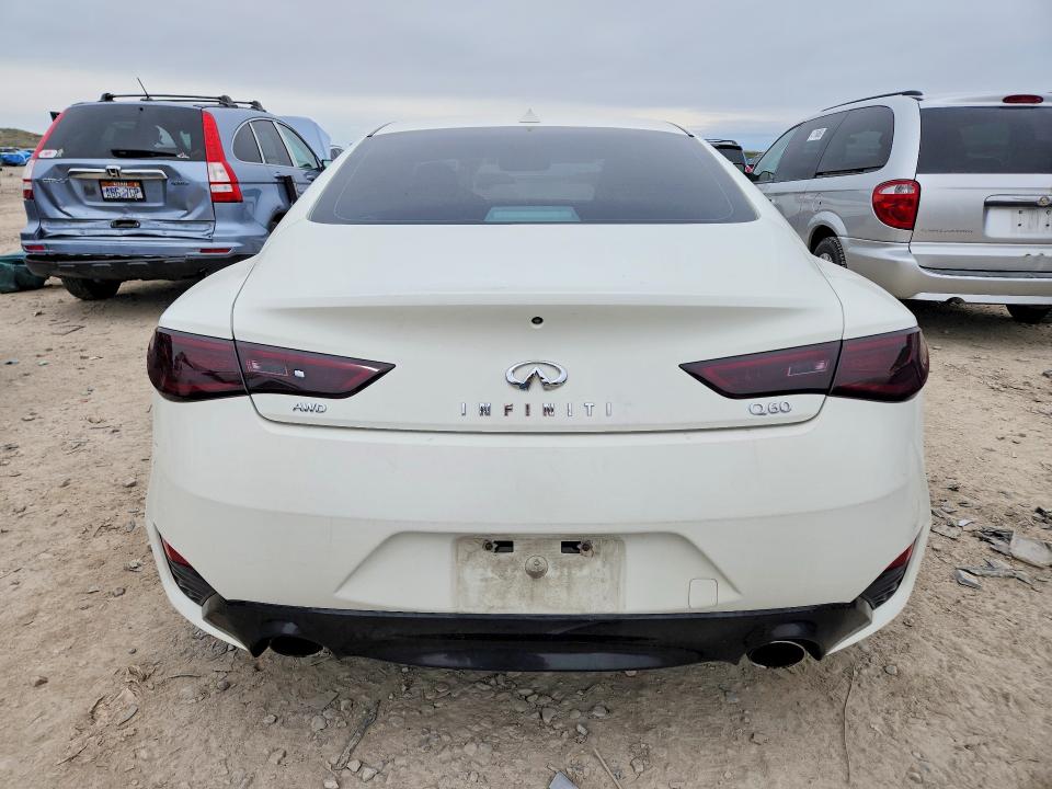 2018 Infiniti Q60 VIN JN1EV7EL7JM391258 COPART salvage auction — FRONT END, Ut - Salvage Certificate, sold $150 on 2026-07-17 (photo 6)