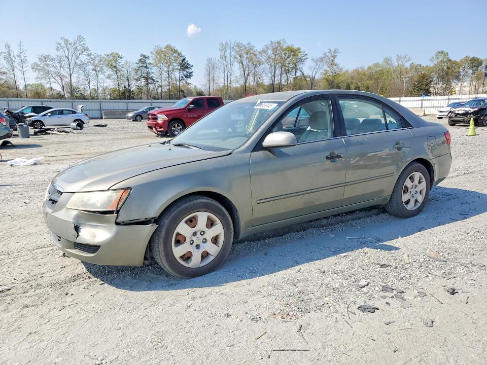 2008 Hyundai Sonata VIN 5NPET46C88H334586 COPART salvage auction — FRONT END, Sc - Cert Of Title-Salvage, sold $625 on 2026-07-06 (photo 1)