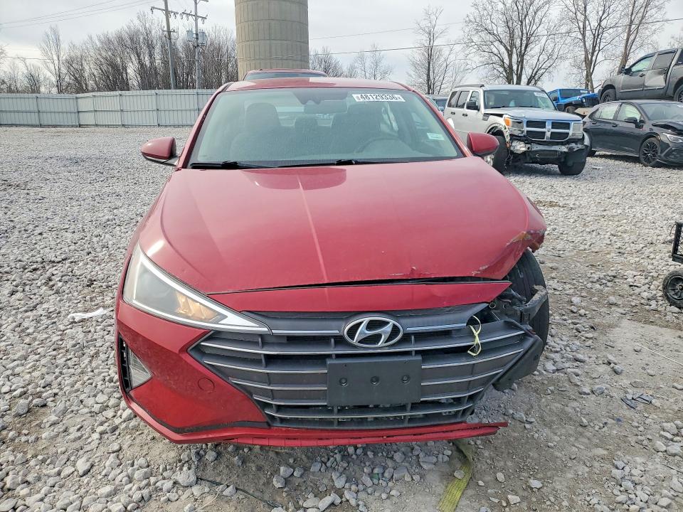 2019 Hyundai Elantra VIN KMHD84LF4KU770503 COPART salvage auction — FRONT END, Mi - Cert Of Title-Salvage Vehicle, sold $1,550 on 2026-07-09 (photo 5)
