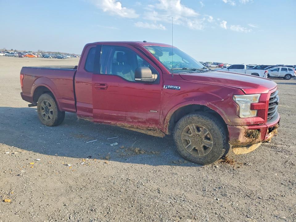 2016 Ford F-150 VIN 1FTEX1EP0GFB90032 COPART salvage auction — SIDE, Ky - Cert Of Title-Salvage, sold $3,100 on 2026-07-02 (photo 4)