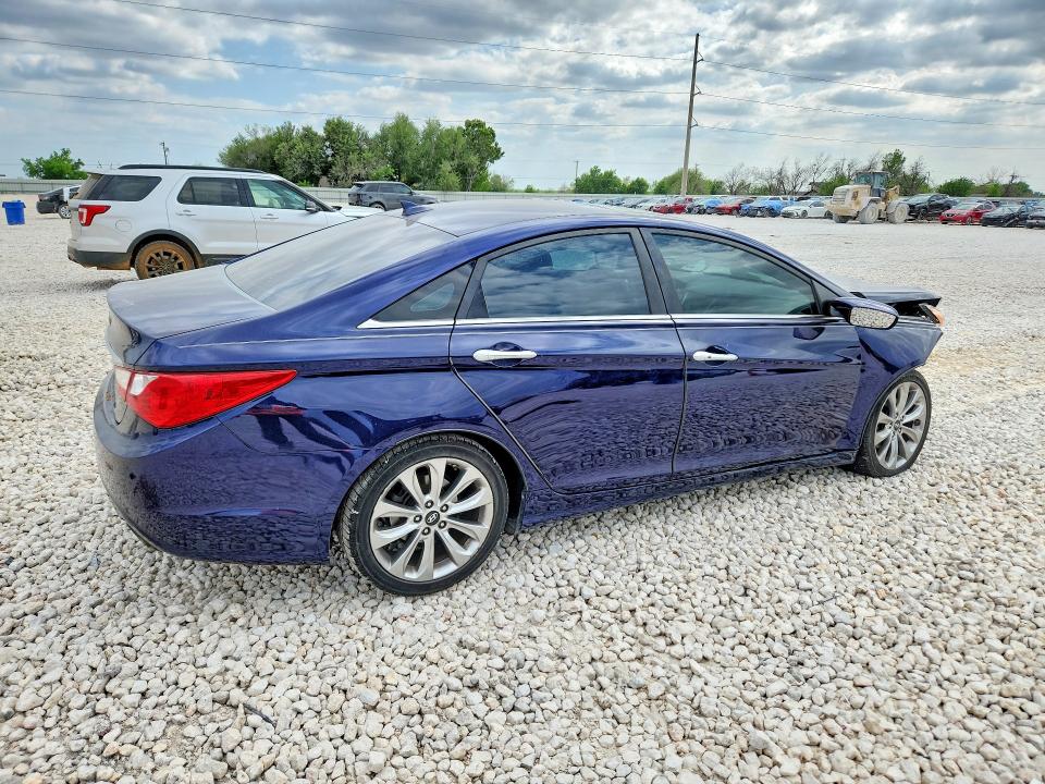 2013 Hyundai Sonata VIN 5NPEC4AC1DH538454 COPART salvage auction — FRONT END, TX, sold $250 on 2026-07-09 (photo 3)