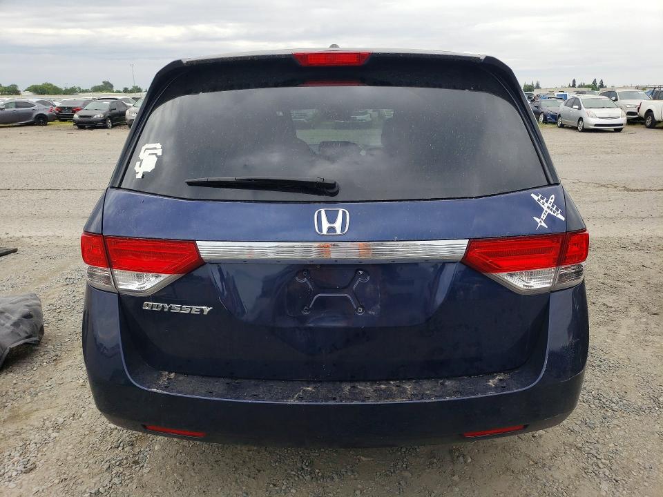 2016 Honda Odyssey VIN 5FNRL5H66GB041121 COPART salvage auction — FRONT END, Ca - Salvage Certificate, sold $15 on 2026-07-09 (photo 6)