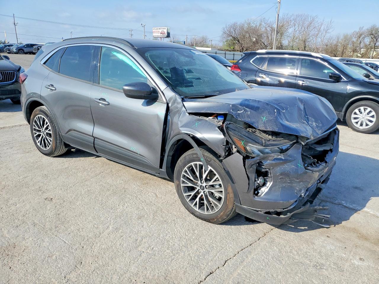 2024 Ford Escape VIN 1FMCU0E16RUA67383 COPART salvage auction — Front End, MO - SALVAGE CERTIFICATE OF TITLE, sold $6,800 on 2026-07-08 (photo 4)