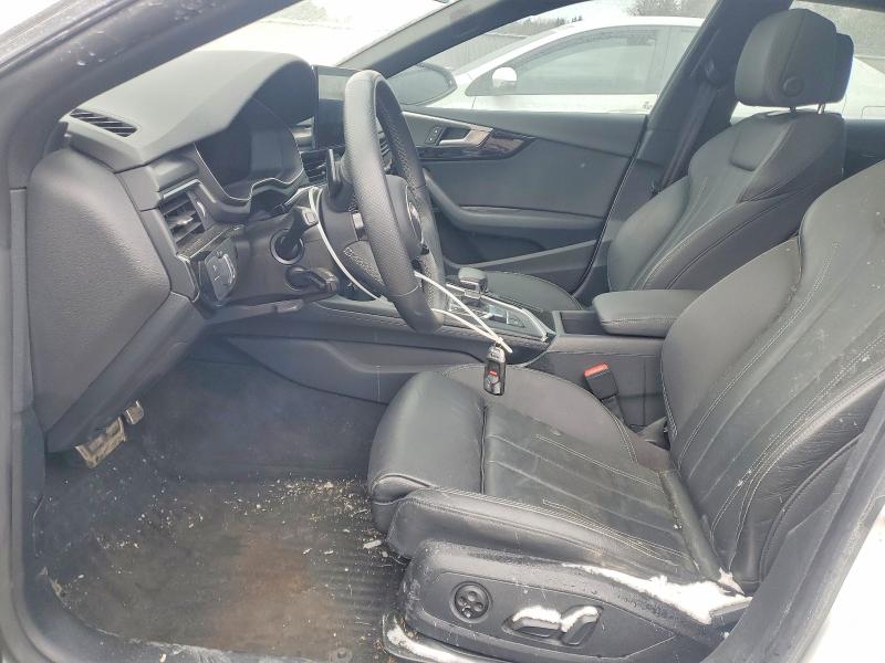 2021 Audi A5 VIN WAUEACF58MA039889 COPART salvage auction — FRONT END, Salvage Title, sold $16,950 on 2026-07-16 (photo 7)