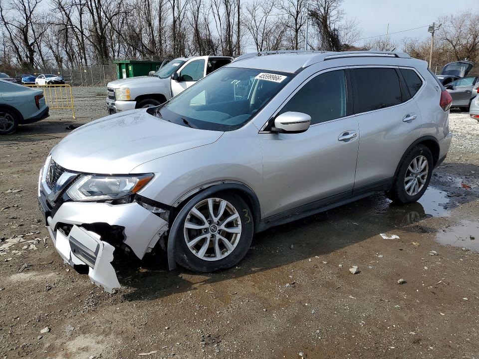 2019 Nissan Rogue VIN KNMAT2MT7KP530830 COPART salvage auction — FRONT END, MD - CERT OF SALVAGE > 75% DAMAGE, sold $375 on 2026-07-28 (photo 1)
