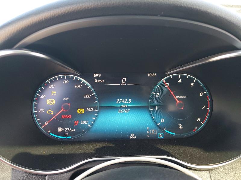 2021 Mercedes-benz C-klasse VIN W1KWF8DB2MR637224 COPART salvage auction — SIDE, Tx - Salvage Vehicle Title, sold $9,000 on 2026-07-02 (photo 9)