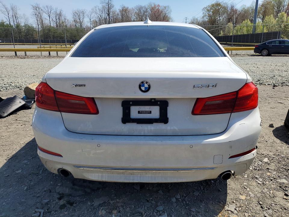 2018 BMW 5er VIN WBAJA5C56JG898342 COPART salvage auction — FRONT END, MD - CERT OF SALVAGE > 75% DAMAGE, sold $3,500 on 2026-07-10 (photo 6)
